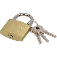 Замок навесной латунный LOCK M ZN-LA