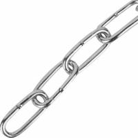 Цепь длиннозвенная Нерж/Сталь DIN 763 LLC-N