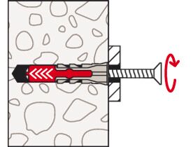 Дюбель универсальный D DUOPOWER