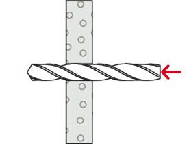 Дюбель д/листовых материалов DUOTEC