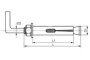 Анкерный болт Г-образным крюком HL