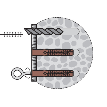 Дюбель  для строительных лесов ЕВРО PNG