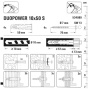Универсальный дюбель DSKB c саморезом шест.гол/борт DUOPOWER SK SHB