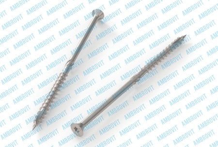 Саморез А2 головка потай, двойная резьба, TX (нерж/сталь) GPDR