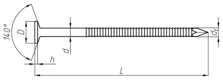 Гвоздь ершеный б/покрытия GE