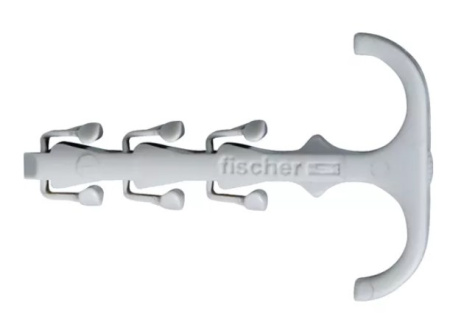 Скоба двухсторонняя нейлоновая для труб и кабелей SF-ZS