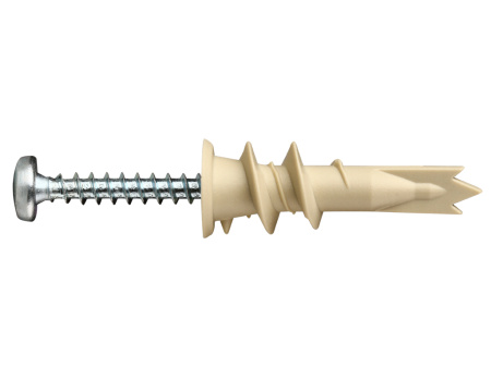 Дюбель нейлон д/гипсокартона ЕВРО с шурупом PBA-S