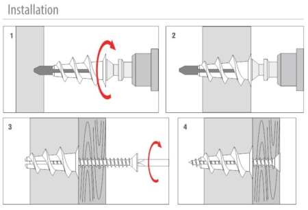 Дюбель ГКЛ DRIVA TT