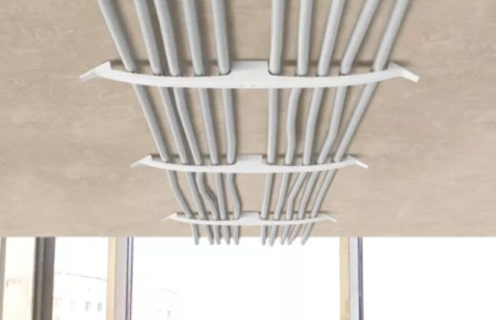 Прижимная кабельная скоба двойная KBW