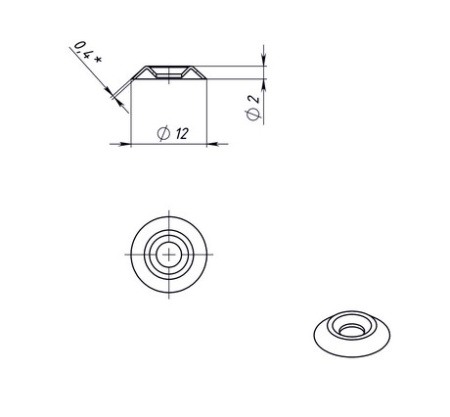 Шайба коническая M SHB