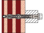 Рамный дюбель с шурупом с прес.шест.гол. SXRL FUS